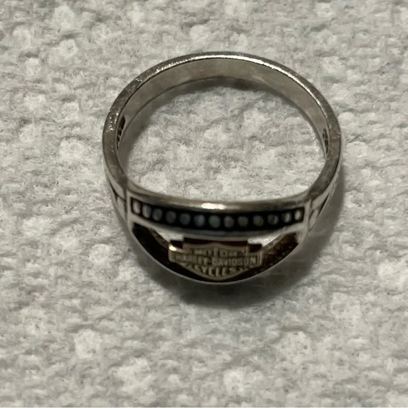 Harley-Davidson Silver Ring for Women, size 7 - Picture 2 of 4
